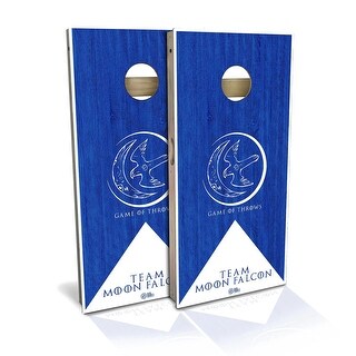 Team Moon Falcon Outdoor Cornhole Board Set