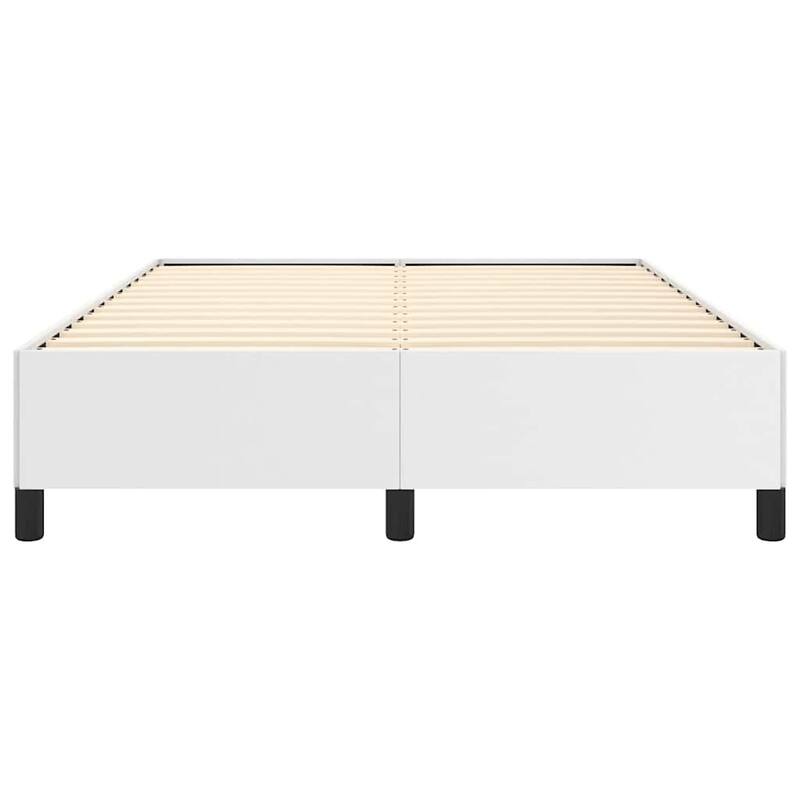 vidaXL Bed Frame, Faux Leather, No Mattress