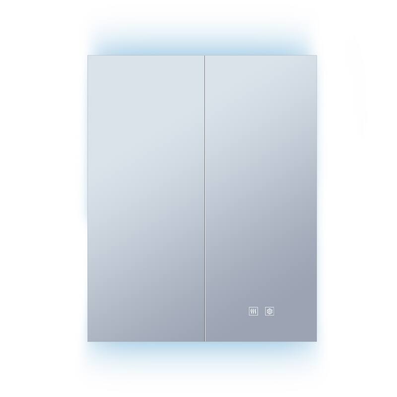 Corsica Surface-Mount LED Mirror Medicine Cabinet with Defogger