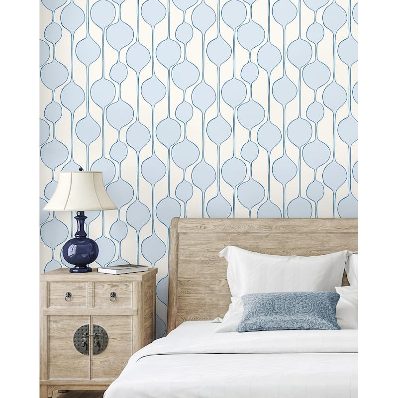 The Simple Life Minimalist Geometric Unpasted Wallpaper