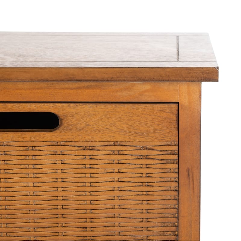 SAFAVIEH Landers Farmhouse 6-Drawer Storage Chest - 30" W x 12.5" L x 26" H