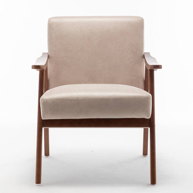 Living Room Solid Wood Accent Chair Wingback Chair