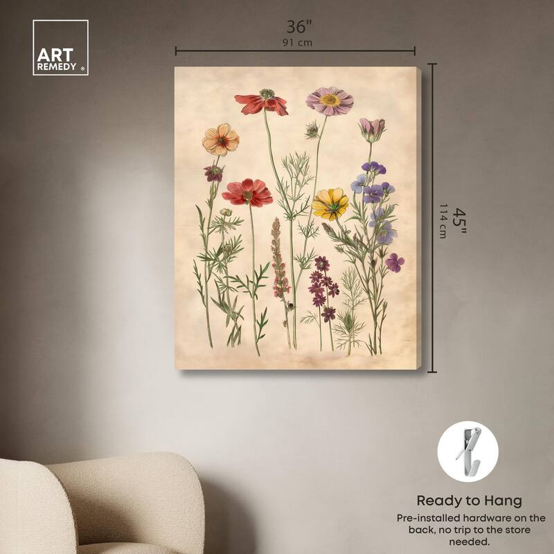 Pollinator Portrait II Canvas by Art Remedy, Gallery Wrapped