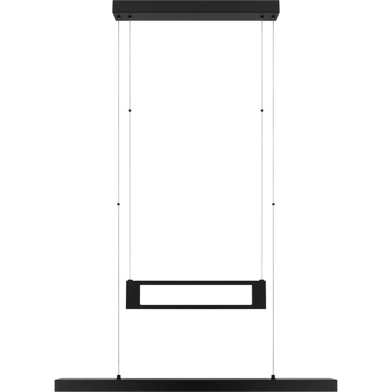 Sylvanus Integrated LED Matte Black Island Light - Matte Black