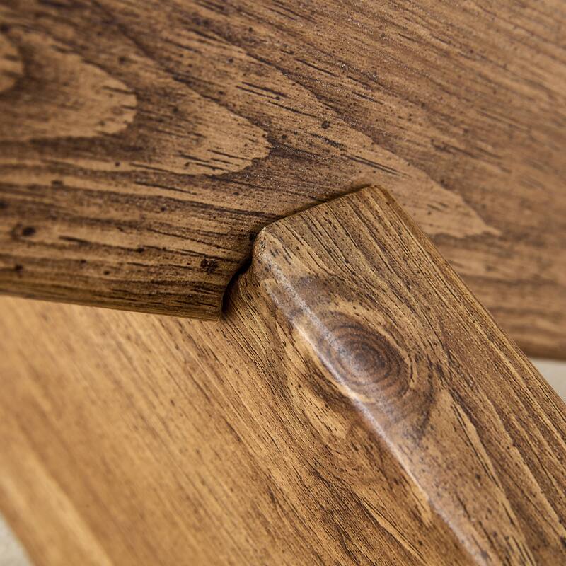 GDFStudio Marcellus Tempered Glass Coffee Table with Textured Legs