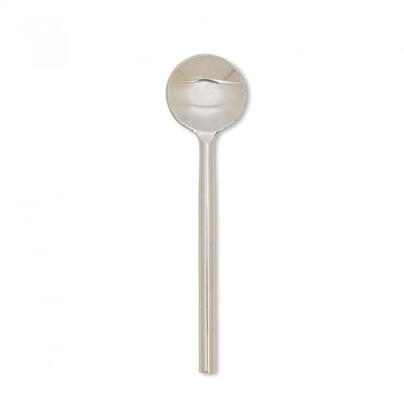 Modern Nickel Plated Spoon