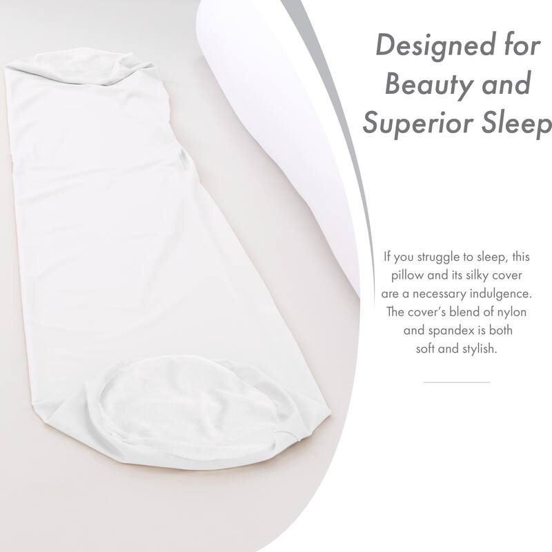 Cover Only - Body Pillowcase - Spandex/Nylon Blend for Silky Touch