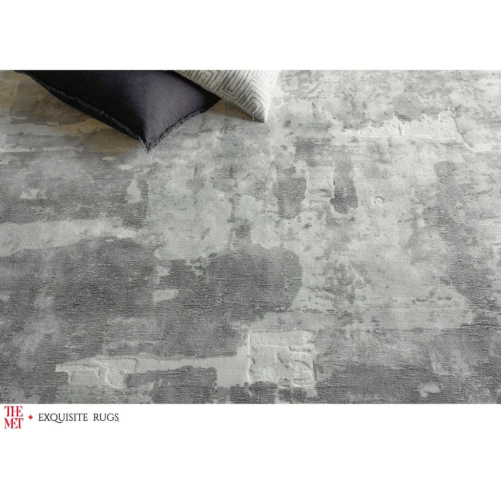 The Met X Exquisite Rugs Papyrus Gray Area Rug