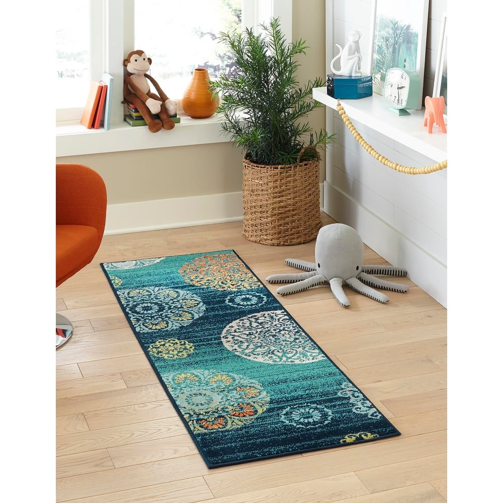 Contemporary Chorisia Collection Area Rug