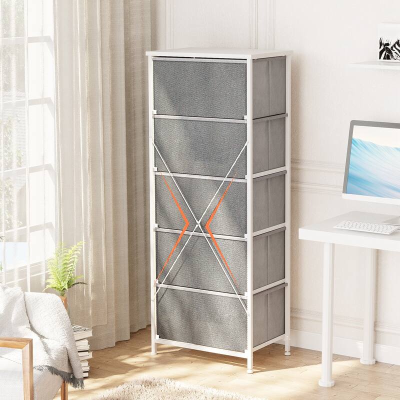 Pellebant 5 Drawers Vertical Storage Tower Organizer