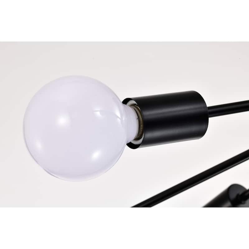 Pimlin 10-Light Baton Style Semi-Flush Mount Ceiling Lamp