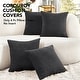 preview thumbnail 46 of 90, Deconovo Throw Pillow Covers, Corduroy Striped Decorative Covers, Set of 4