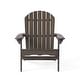 preview thumbnail 26 of 54, Hanlee Acacia Wood Folding Adirondack Chair by Christopher Knight Home - 29.50" W x 35.75" D x 34.25" H