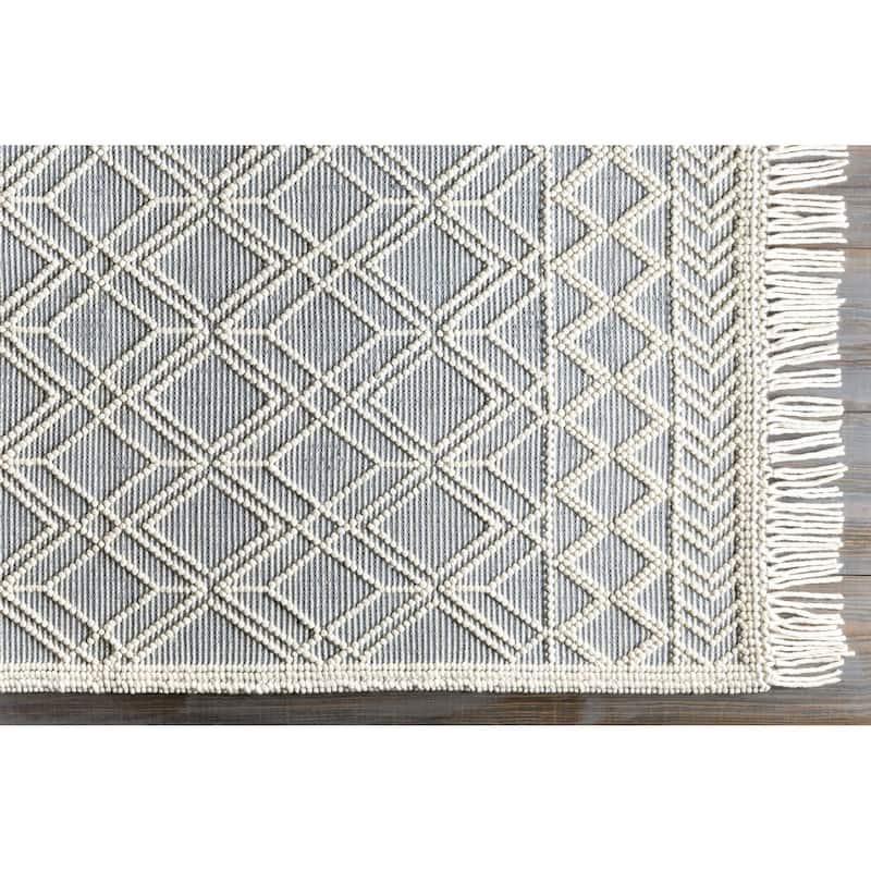 Livabliss Casa DeCampo Farmhouse Diamond Area Rug