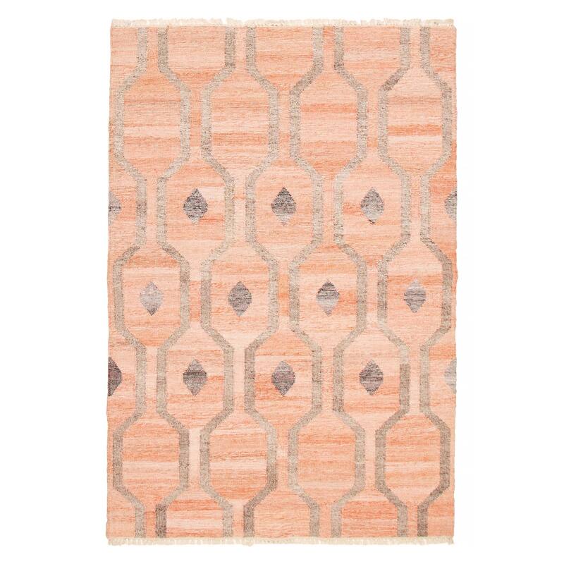 Ankara FW Coral Kilim 5'3" x 8'0" - 5'3 x 8'0 - Coral - 5'3 x 8'0