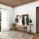 preview thumbnail 19 of 19, Grey Metal Vintage Eclectic Farmhouse Round Pedestal End Accent Table