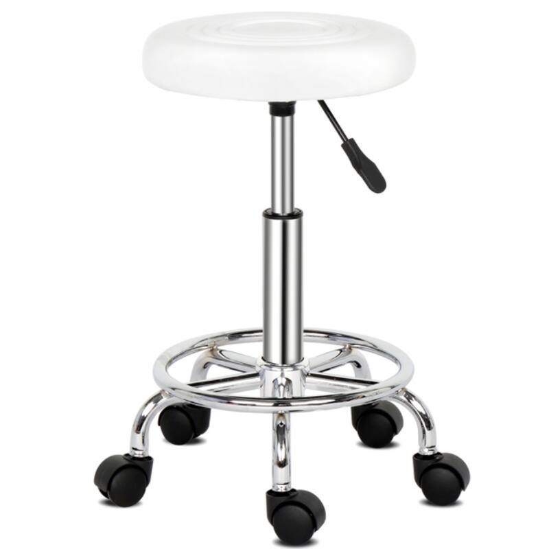 Round Stool with Lines Rotation Bar Stool - 13 x 13 x 24