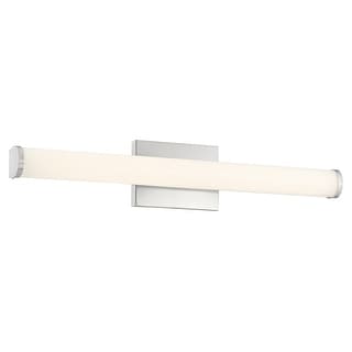 Access Lighting Arc - Vanity - 24" - Brushed Steel - White Acrylic