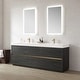 preview thumbnail 67 of 84, Huesca Bath Vanity with Composite Integral Sink Top and Mirror