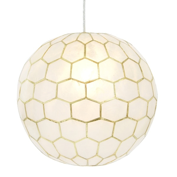 Capiz globe light deals