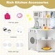 preview thumbnail 7 of 8, Gymax Corner Wooden Play Kitchen Kids Kitchen Playset w/ Microwave