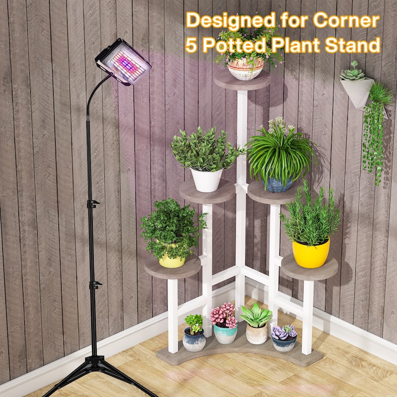 Corner Plant Stand Indoor 6 Tiered Plant Shelf Flower Stand