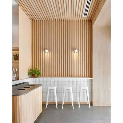 93 in. x 6 in x 0.8 in. Solid Wood Wall Siding Board (Set of 3pc) - 3pc+1pc EndTrim
