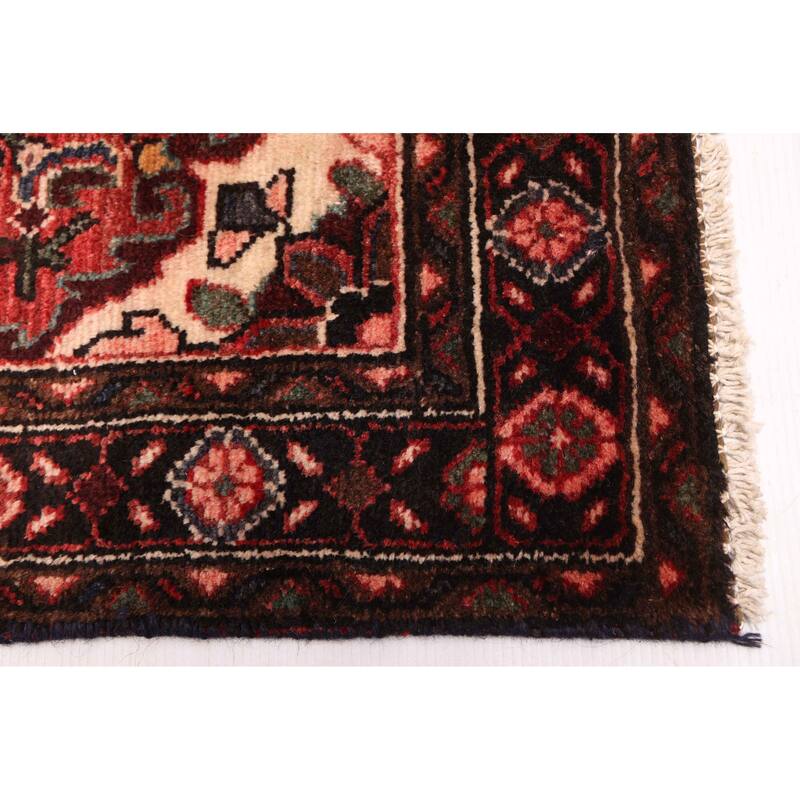 ECARPETGALLERY Hand-knotted Andelz Red Wool Rug - 3'5 x 7'3