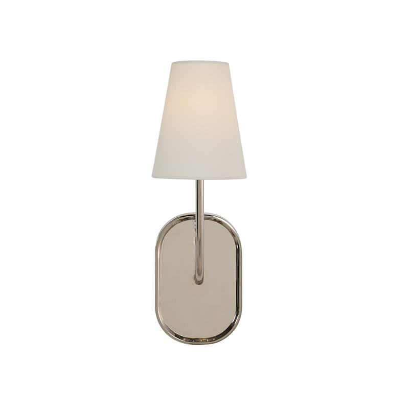 Renwil Annona 15.75" Height Wall Sconces, Polished Nickel - Silver