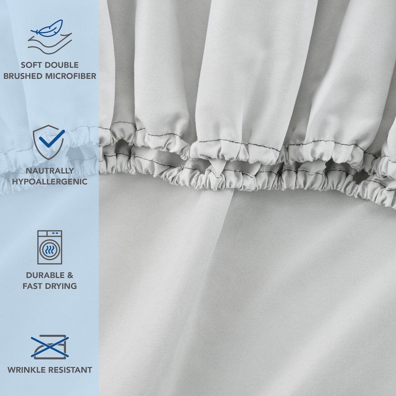 Host & Home Microfiber Fitted Sheets (6 Pack)