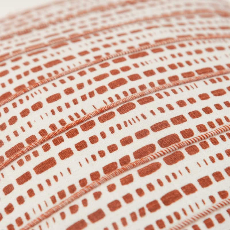 Rizzy Home Transitional Ivory Decorative Pillow Cover 20" x 20"