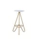 preview thumbnail 16 of 49, Trinity Modern Round Metal Backless Bar Stool with Hairpin Legs and Integrated Footrest for Kitchen Island & Home Bar