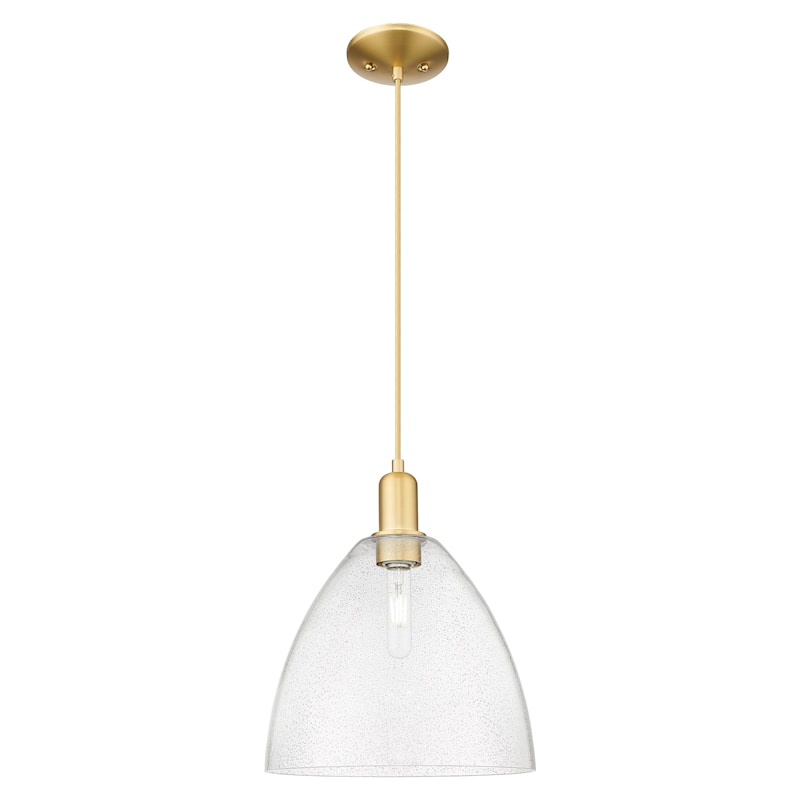 Innovations Lighting Endless Possibilities Arcadia - Bristol - 1 Light 12" Cord Hung Mini Pendant - Satin Gold/Seedy