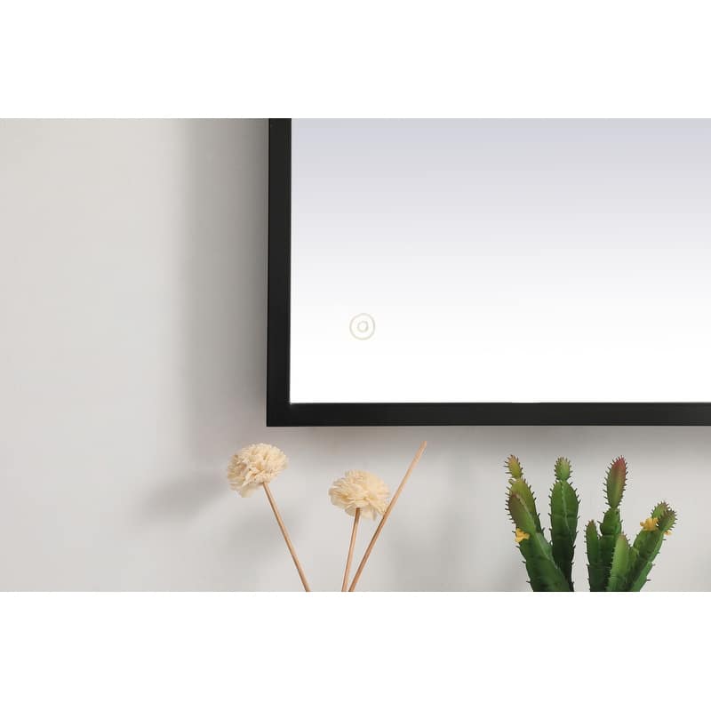 Indigo Home 27x36 inch LED mirror with adjustable color temperature