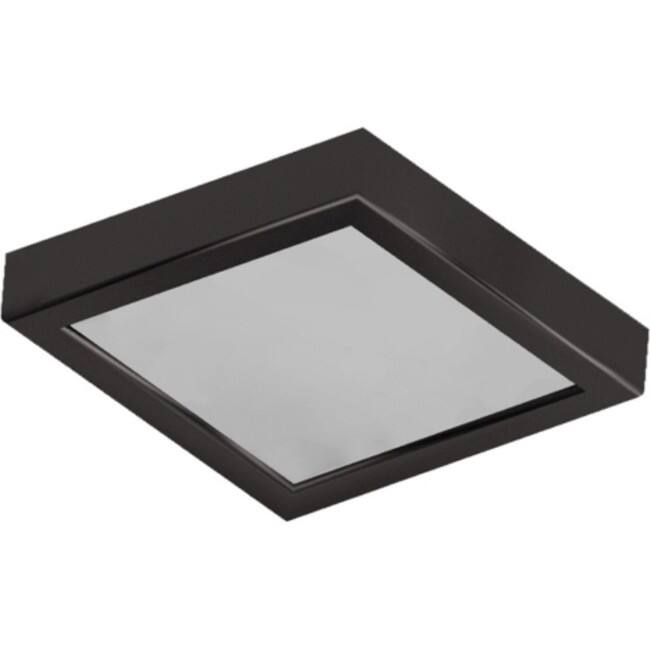Volume Lighting Single Light 8" Wide Integrated LED Flush Mount Square