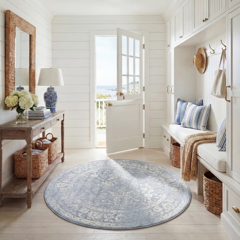 SAFAVIEH Adirondack Riin Rustic Shabby Chic Distressed Rug