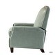 preview thumbnail 11 of 96, Gladis Modern Retro Genuine Leather Recliner with Nailhead Trim Set of 2 by HULALA HOME