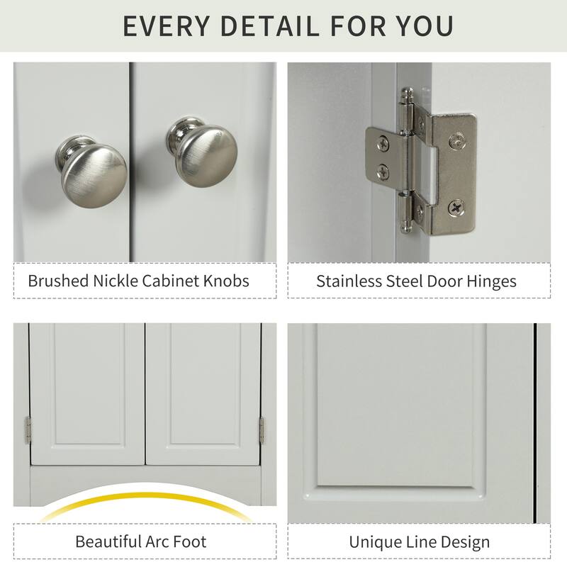 Sofucor Corner Storage Cabinet with Adjustable Shelves,Triangle Bathroom & Kitchen Organizer,Freestanding Floor Cabinet - N/A