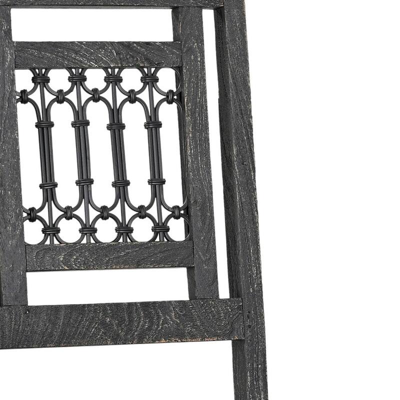 Set of 2 Slat Back Wood Dining Armless Side Chairs Perfect for Kitchen or Dining Room - 42”H x 18”W x 18”D