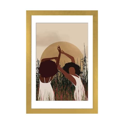 iCanvas "Summer Moon" by Mezay Ugbo