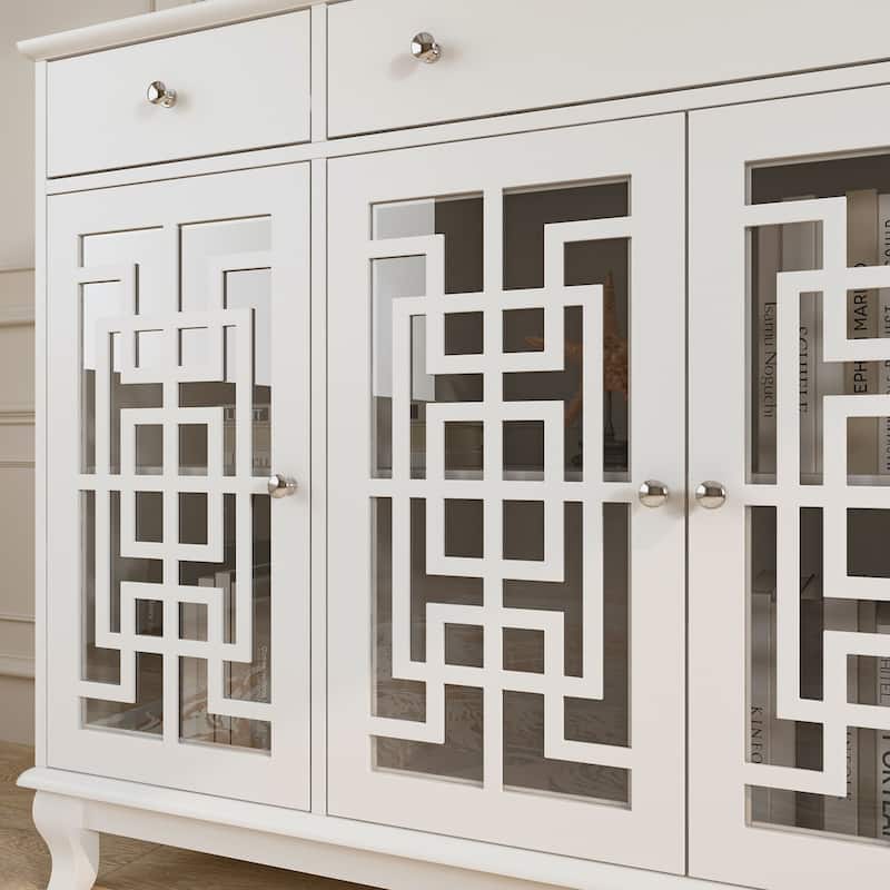 55.1" Storage Cabinet Accent Cabinet Console Table Sideboard Buffet