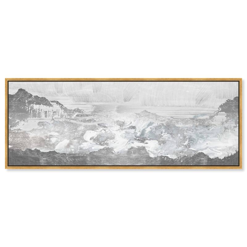 Inspired Neutral Morning Panoramic Canvas by Art Remedy - Gold - 54" x 20"