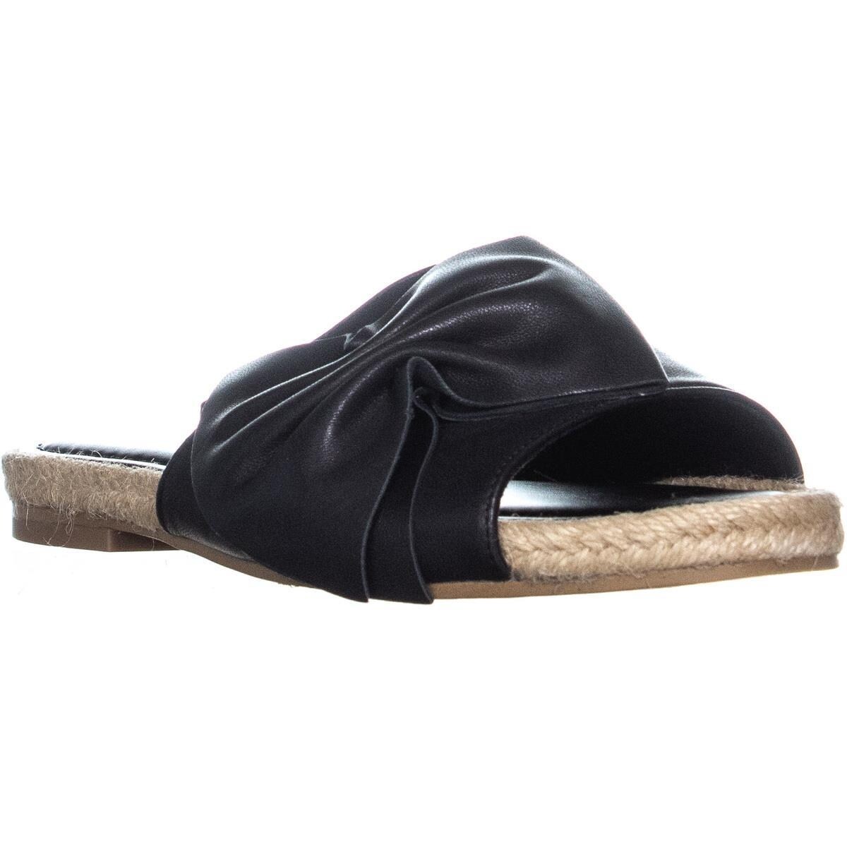 black bow tie sandals