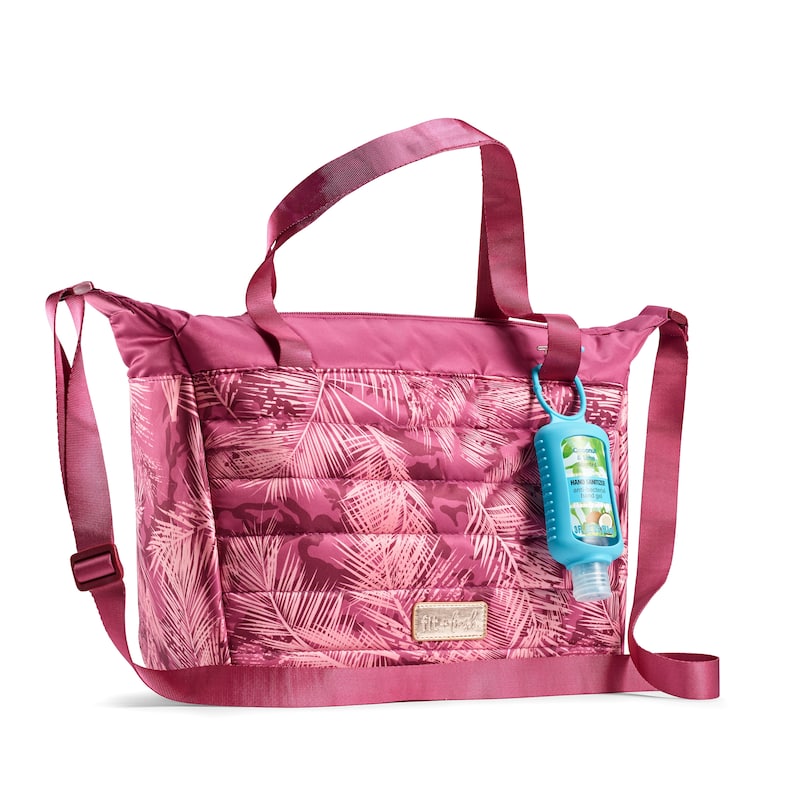 Fit & Fresh Maya Athleisure Lunch Bag Kit Berry Palm Camo