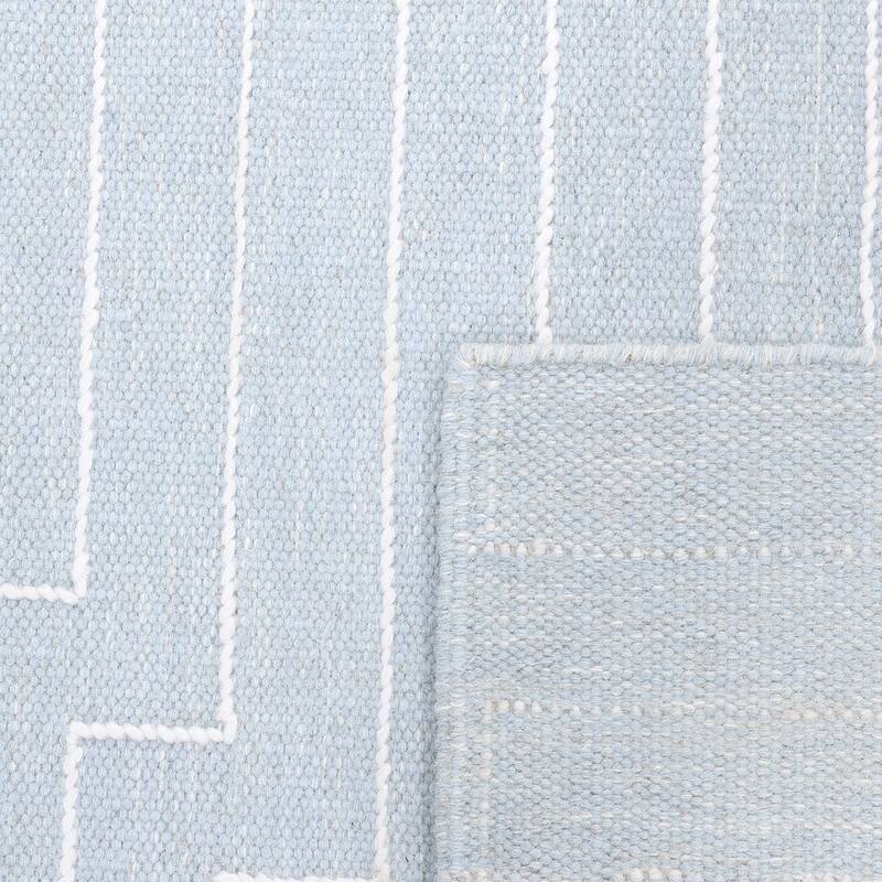 Overton Handmade Modern Contemporary Geometric Area Rug
