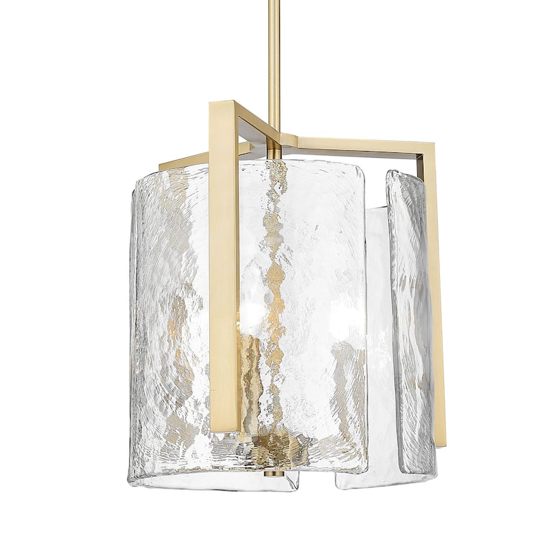Golden Lighting 3164-3P HWG Aenon 3 Light 13" Wide Taper Candle - Brushed Champagne Bronze