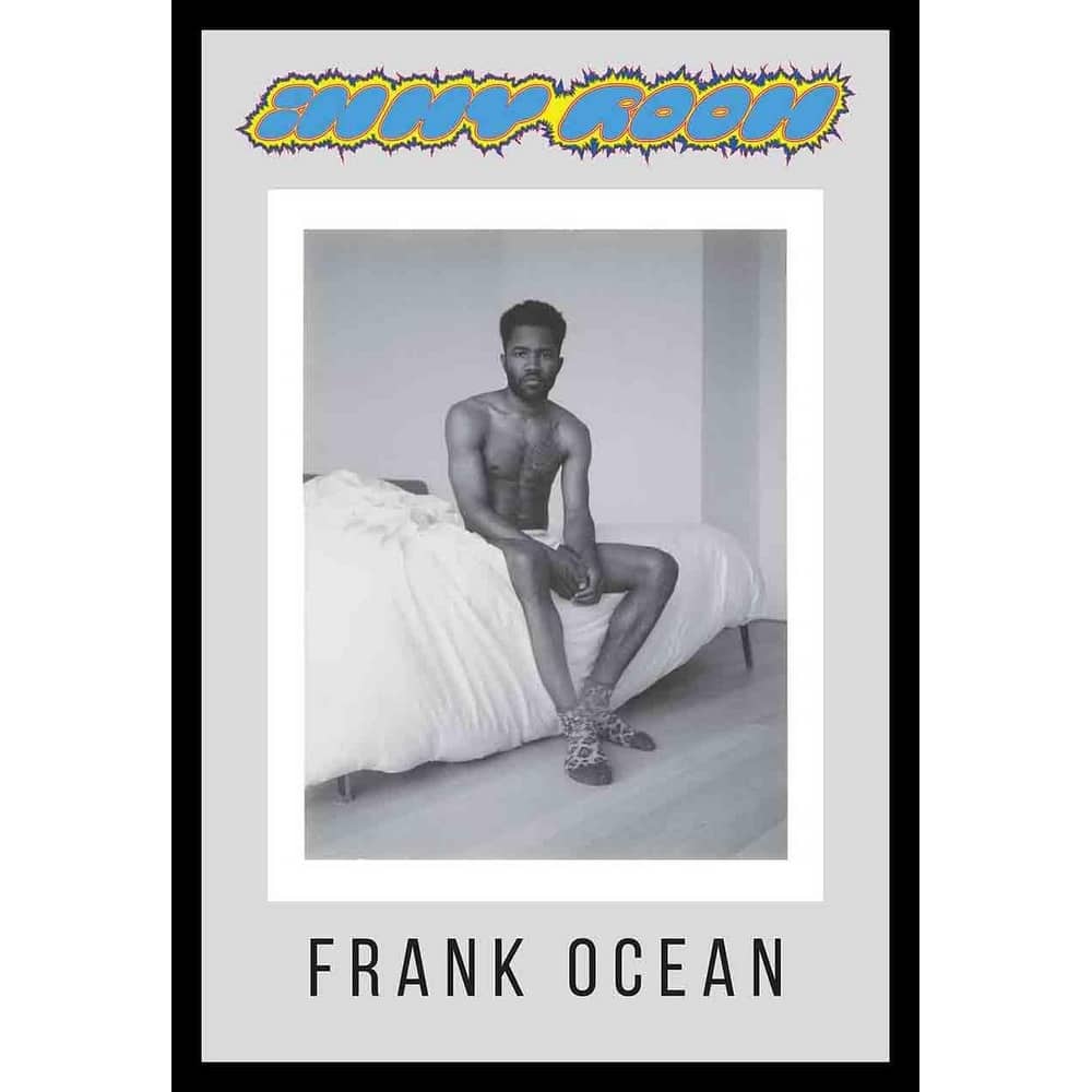 Frank Ocean In My Room Framed Poster - 24 x 36 Inch