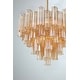 preview thumbnail 3 of 5, Crystorama Lighting Group ADD-312-AM Addis 12 Light 27" Wide Waterfall