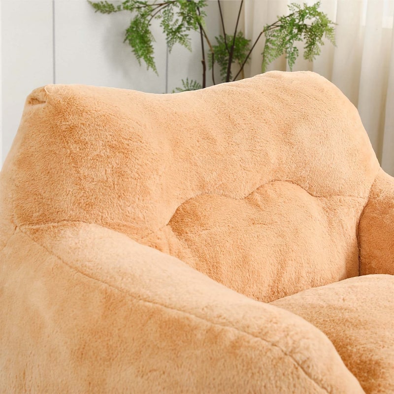 Giant Bean Bag Sofa Chair with Armrests,for Ultimate Comfort and Versatility in Any Room