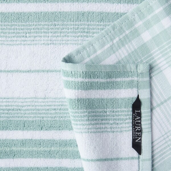 Polo Ralph Lauren Roman Plaid Kitchen Towel and Mini Mitt - Thumbnail 4